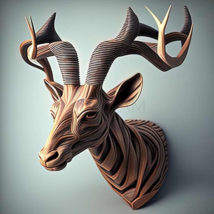 3D model Hypolimnas antilope (STL)